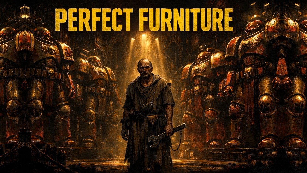 What Happens When You’re Chosen As A Space Marine’s Serf And Realize You’re Furniture In WH40K