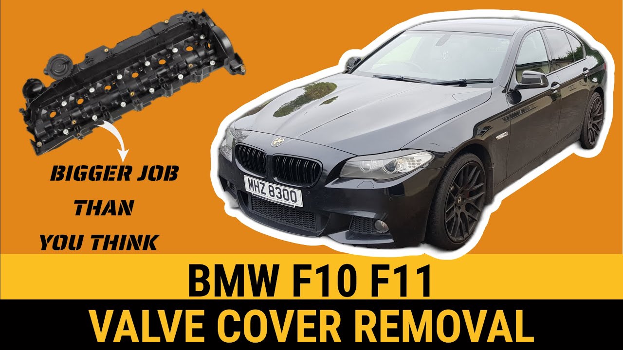 Как снять клапанную крышку BMW N57 N47 F10 F11 530d 520d 330d 320d 730d замена прокладки крышки г...