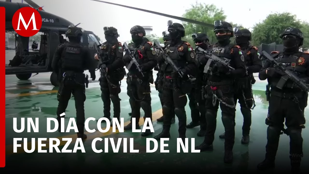 Así entrena la Fuerza de Reacción Aeromóvil de Fuerza Civil Nuevo León