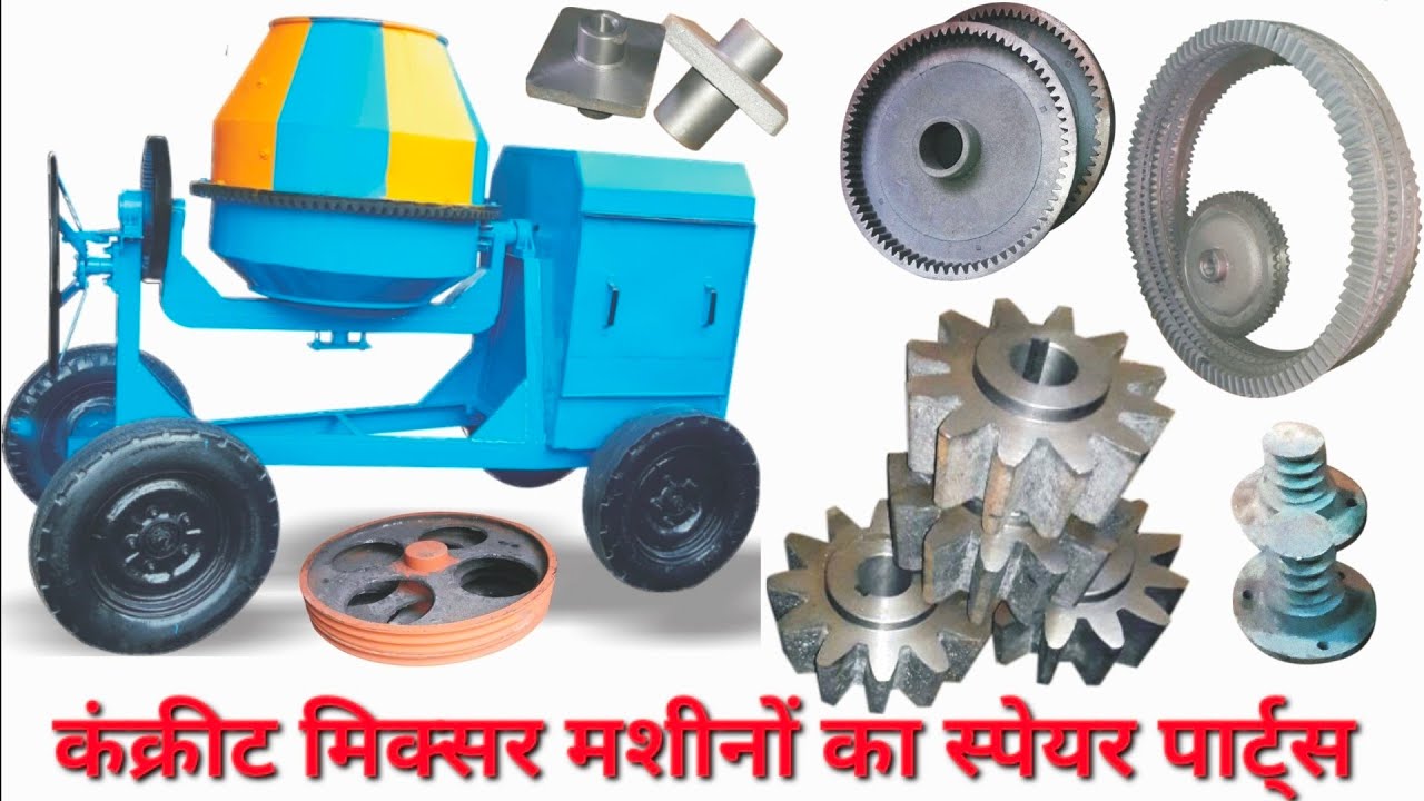 Concrete mixer's Machine Spears Parts | All Type Concrete Mixture Spears & Size Repair 