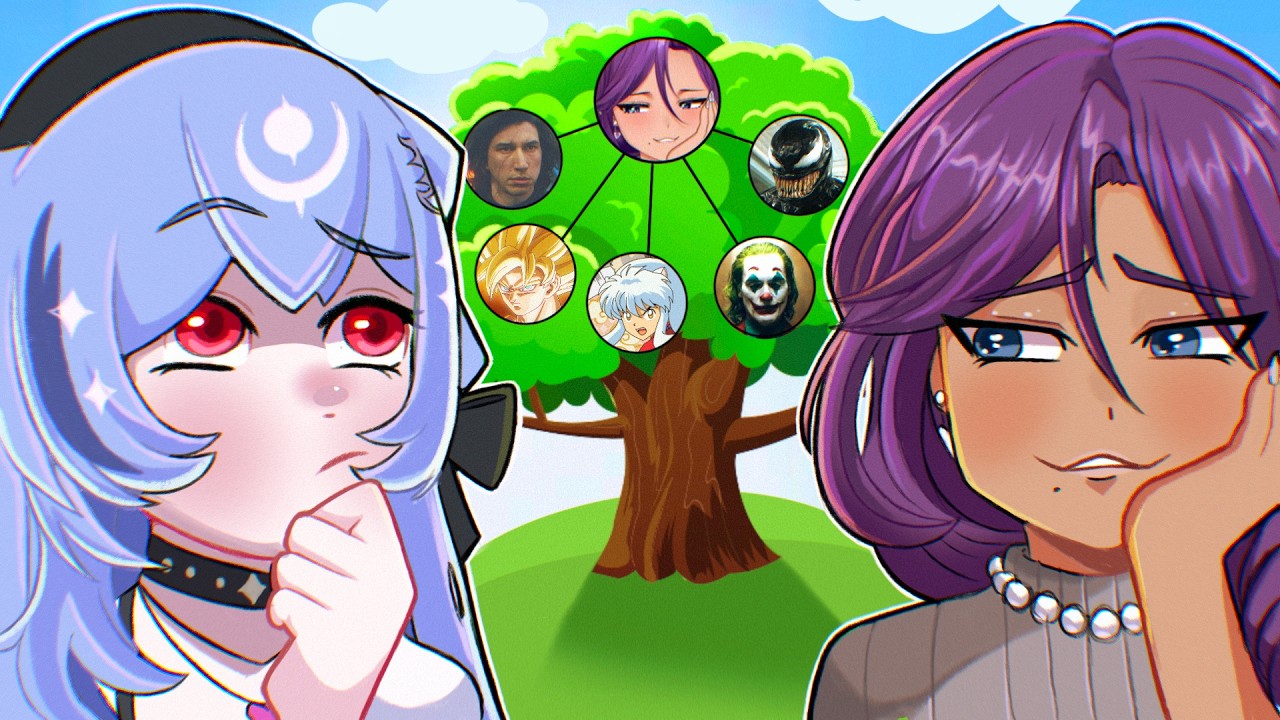 We Made Our Own Vtuber Family Tree