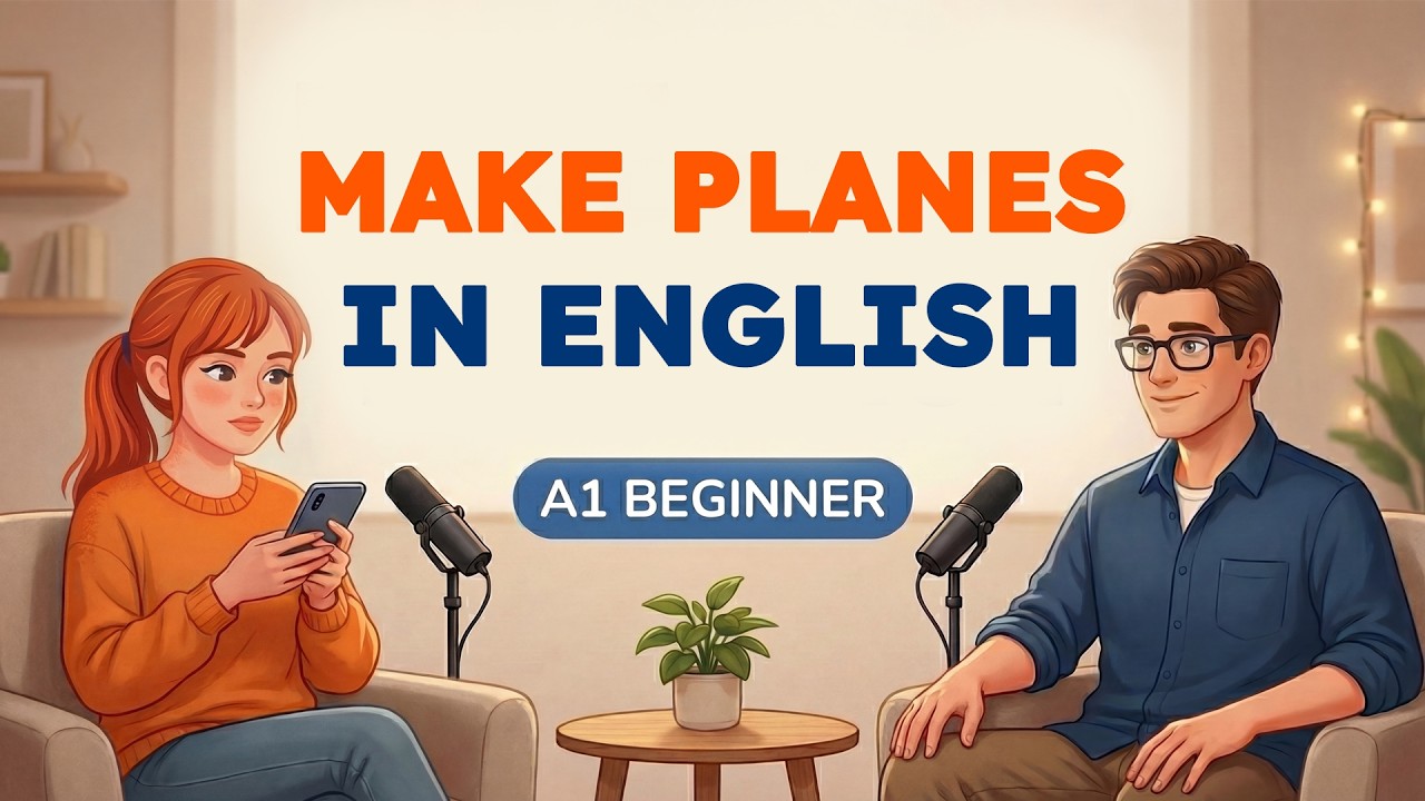 How to Make Plans in English | Slow English Conversation (A1 Beginner)