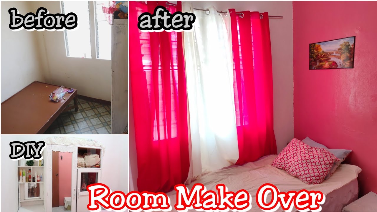ROOM MAKEOVER | SMALL BEDROOM TRANSFORMATION | DIY | Kim Bi | Philippines