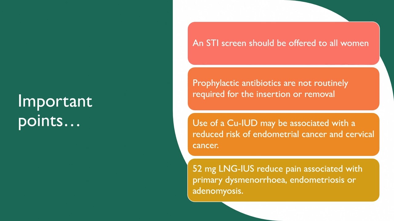 FSRH Contraception Guideline Summary-Intrauterine contraception