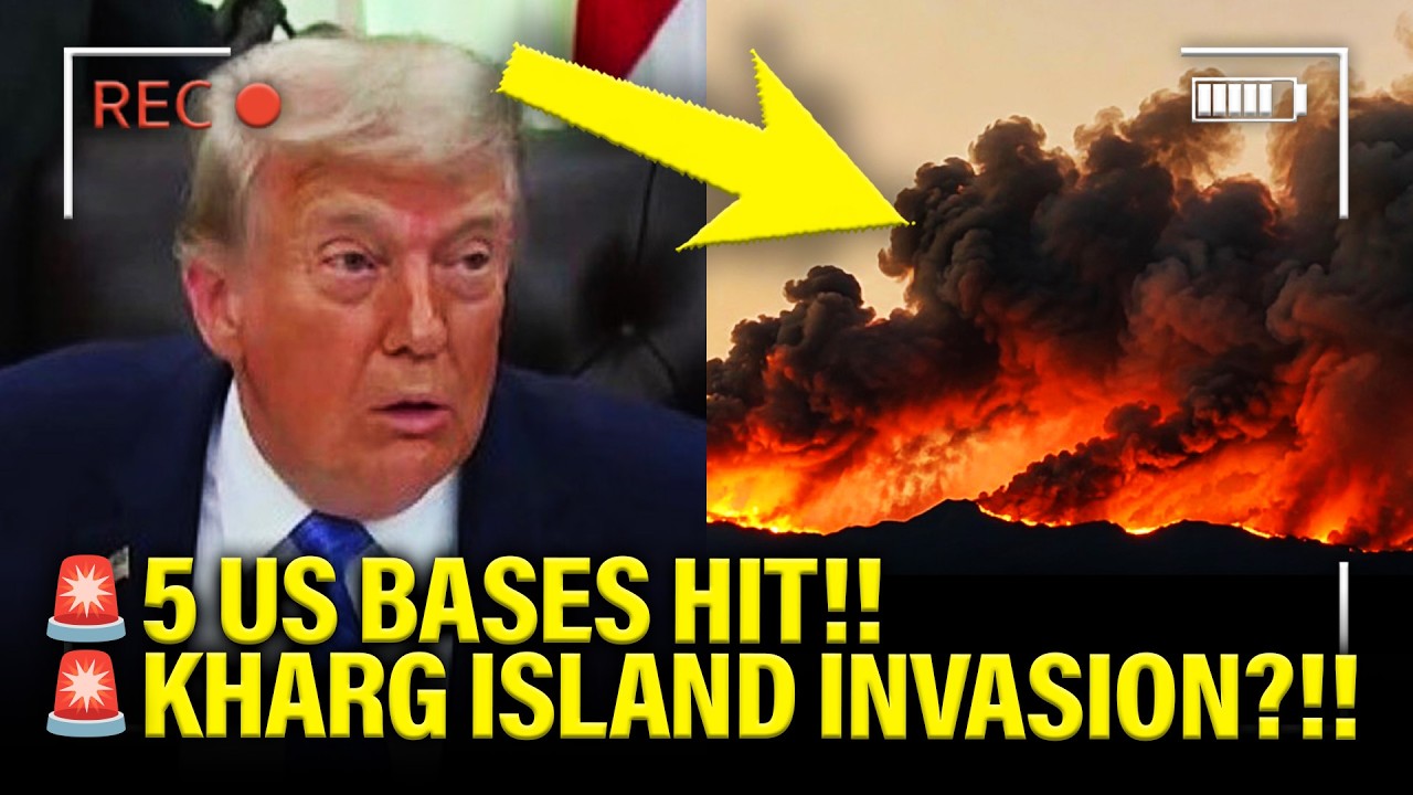 Trump SPIRALS as IRAN STRIKES 5 US BASES!!!