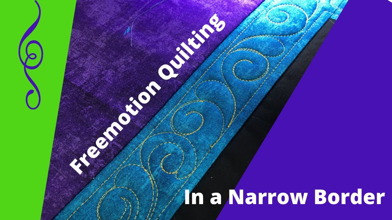 How to Freemotion Quilt a Pearly Curl Design