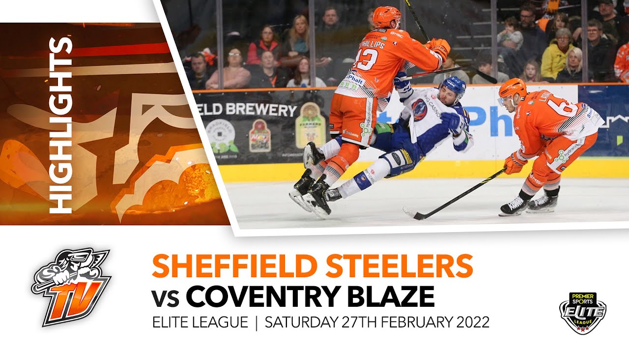 Sheffield Steelers v Coventry Blaze - EIHL - 27th February 2022