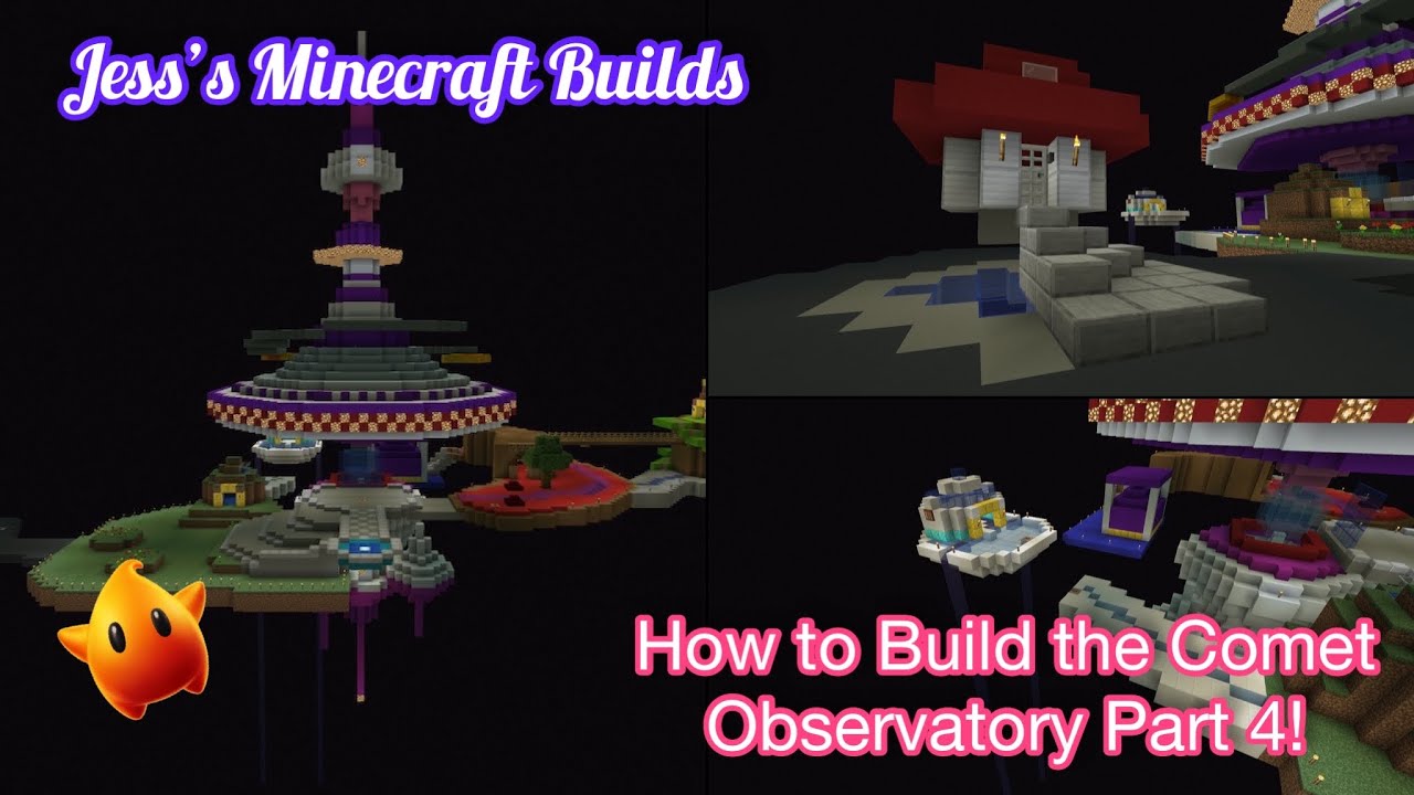 Minecraft: How to Build the Comet Observatory Part 4!
