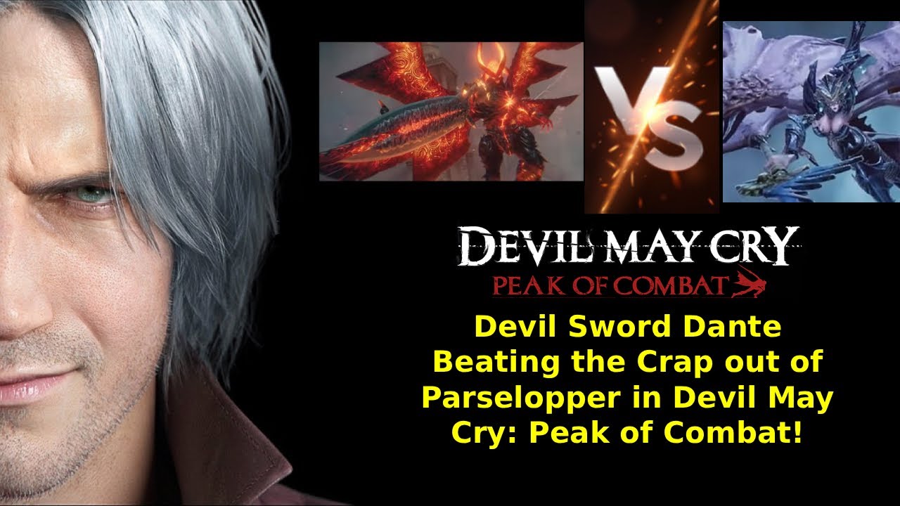 Devil May Cry: Peak of Combat - Devil Sword Dante Beating Parselopper
