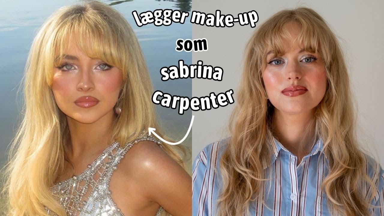 Sabrina Carpenter inspireret make-up look