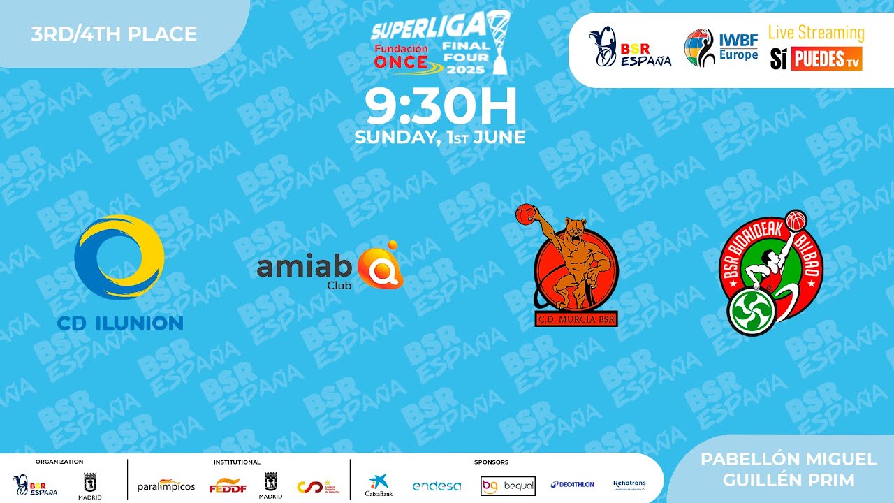 FINAL 4 2025 | SUPERLIGA BSR ESPAÑA | 3 - 4 PLACE GAME (ENGLISH COMMENTATOR)