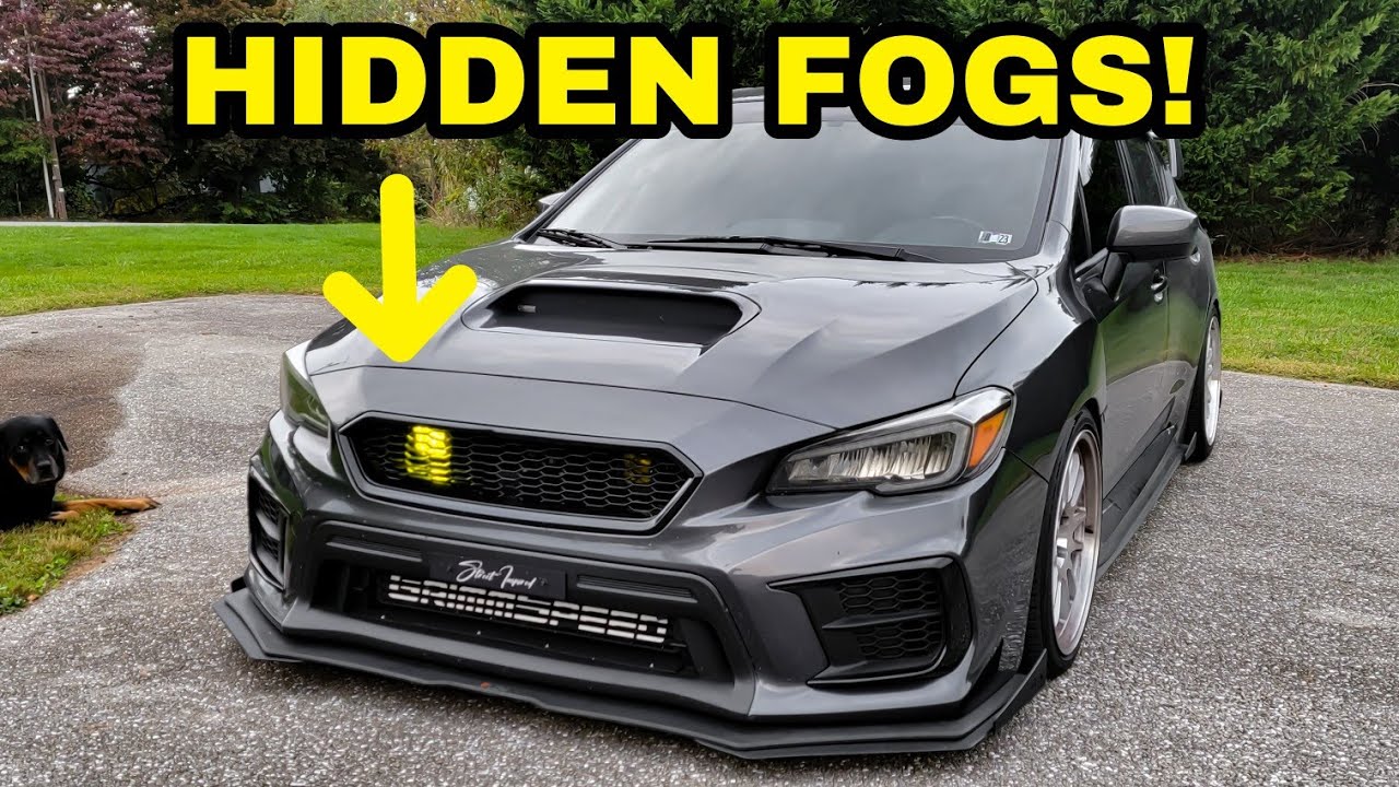 Hidden Fog Light Install In My WRX  With LASFIT LEDS