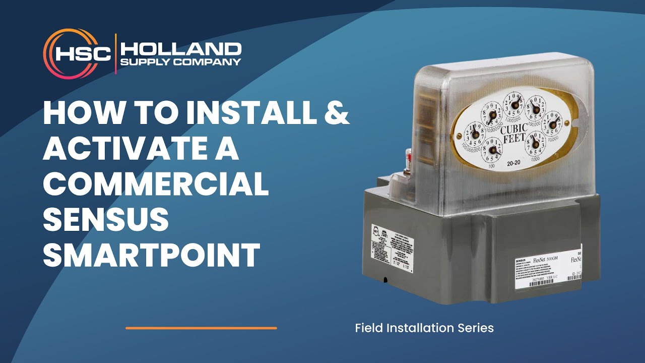 How to Install & Activate a Commercial Sensus SmartPoint
