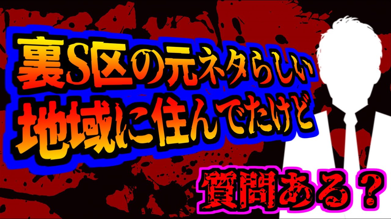 数年前まで裏S区の元ネタらしい地域に住んでたけど質問ある？