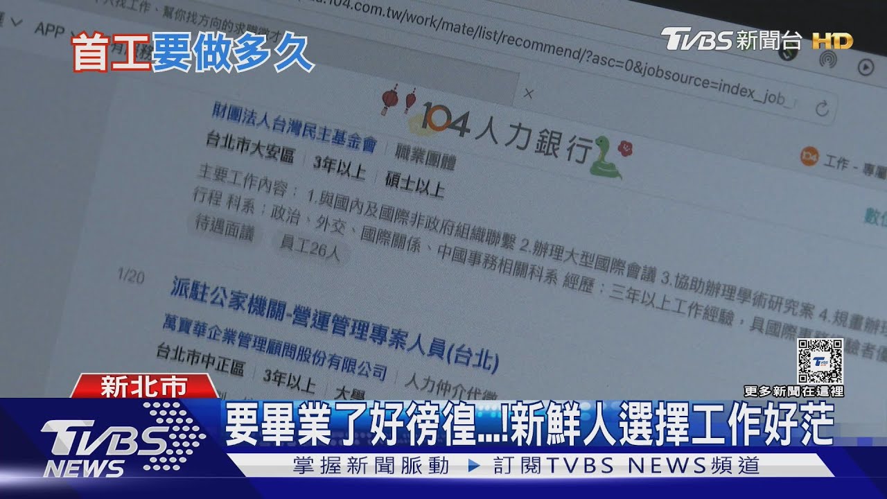 第一份工作要做多久?年輕人在意喜歡這工作嗎｜十點不一樣20250122 @TVBSNEWS01