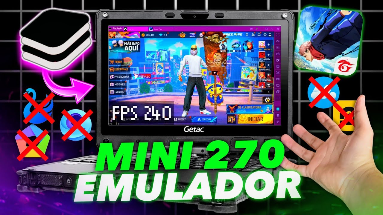 VOLVI&Oacute; EL MINI 4.270! 🚨 El MEJOR EMULADOR ANDROID Para PC GAMA BAJA 🟢 Como DESCARGAR Free Fire en PC
