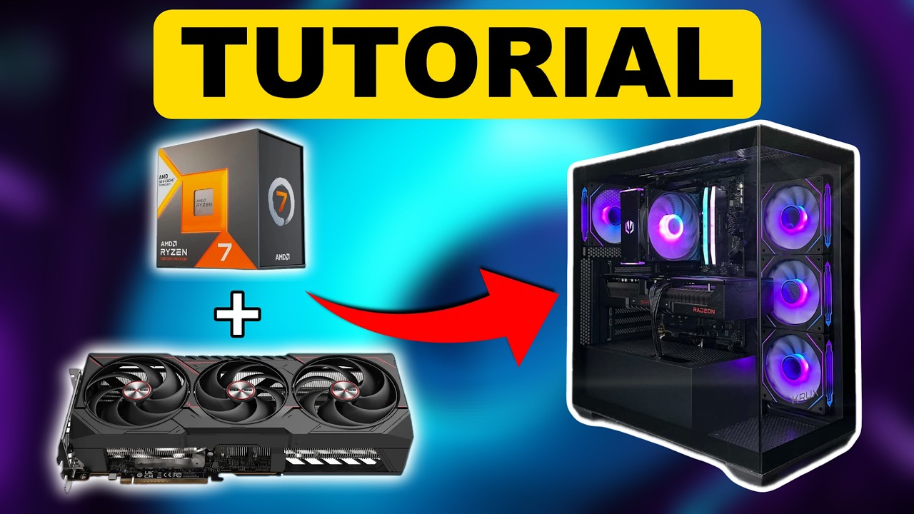 Gaming PC selber bauen in 2026 – Schritt-für-Schritt Anleitung (Selbstbaukit AMD DIY 4.2) AM5/9070XT