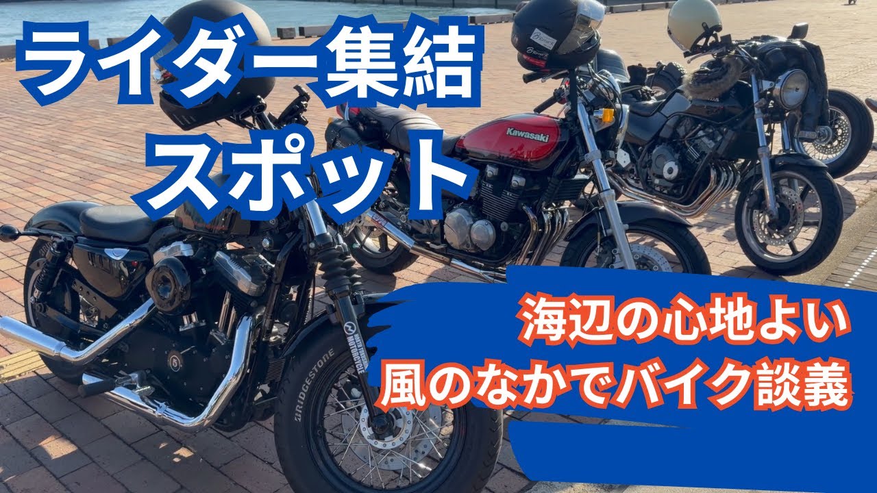 ライダー集結人気スポットでバイク談義#ツーリングスポット#ツーリング