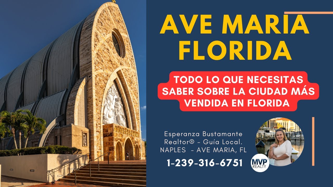 AVE MARIA FLORIDA, cerca a Naples es la ciudad más vendida de Florida.