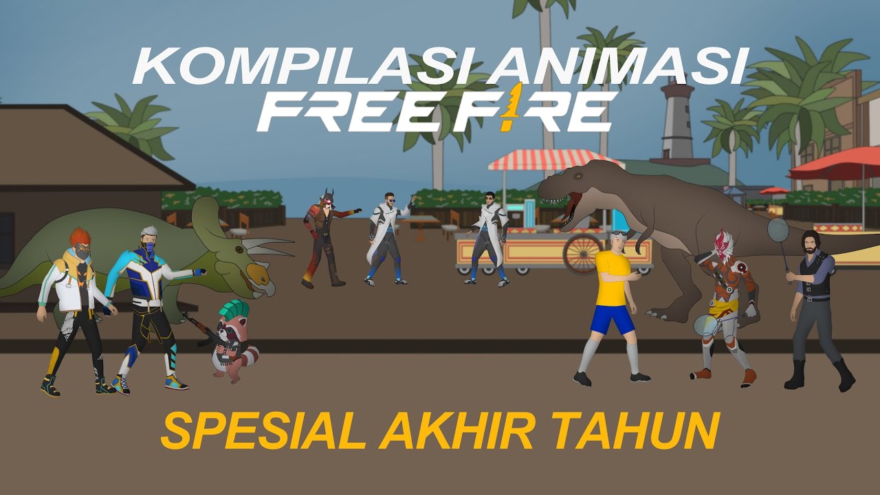 Ada Pet Barbar, Mabar Sama Dinosaurus, Inilah Keseruan Kompilasi Animasi Free Fire Mas Sayur