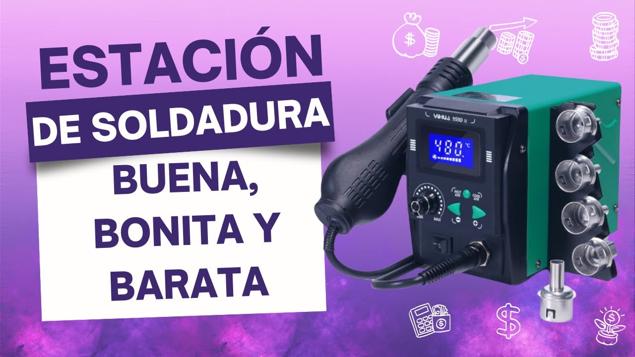 ¡La Mejor Estación de Soldadura BUENA, BONITA y BARATA de Aliexpress! 🔥 Calidad y Precio Imbatibles