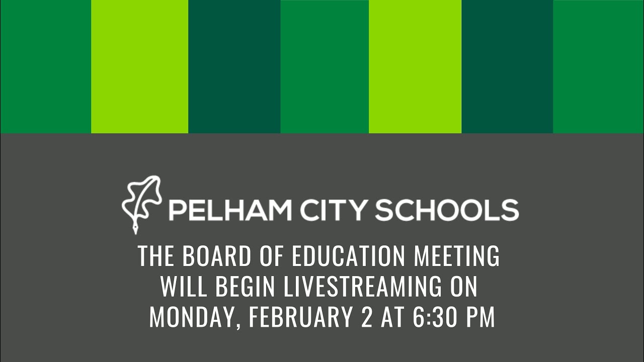 PCS Board of Education Meeting, February 2, 2026