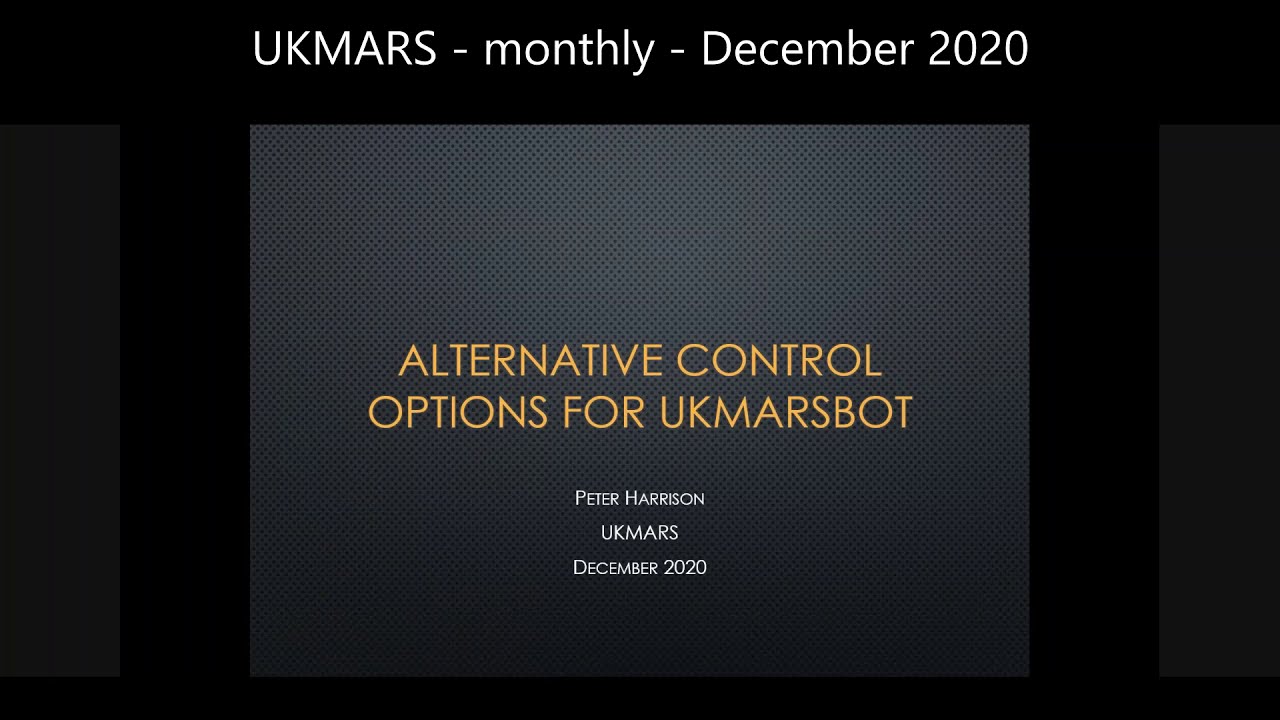 UKMARS monthly Dec 2020 - Upgrade your robot controller