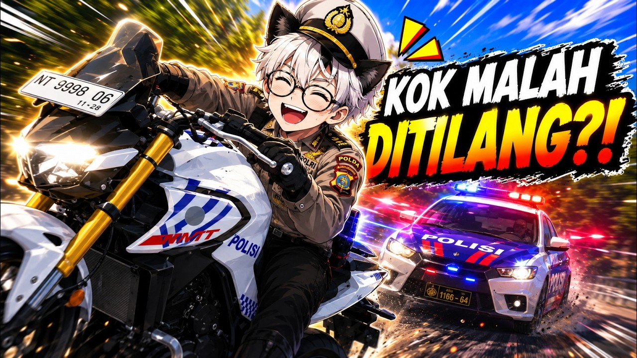 GUA JADI POLISI... MALAH DIKEJAR POLISI?! | Drag Drive Simulator