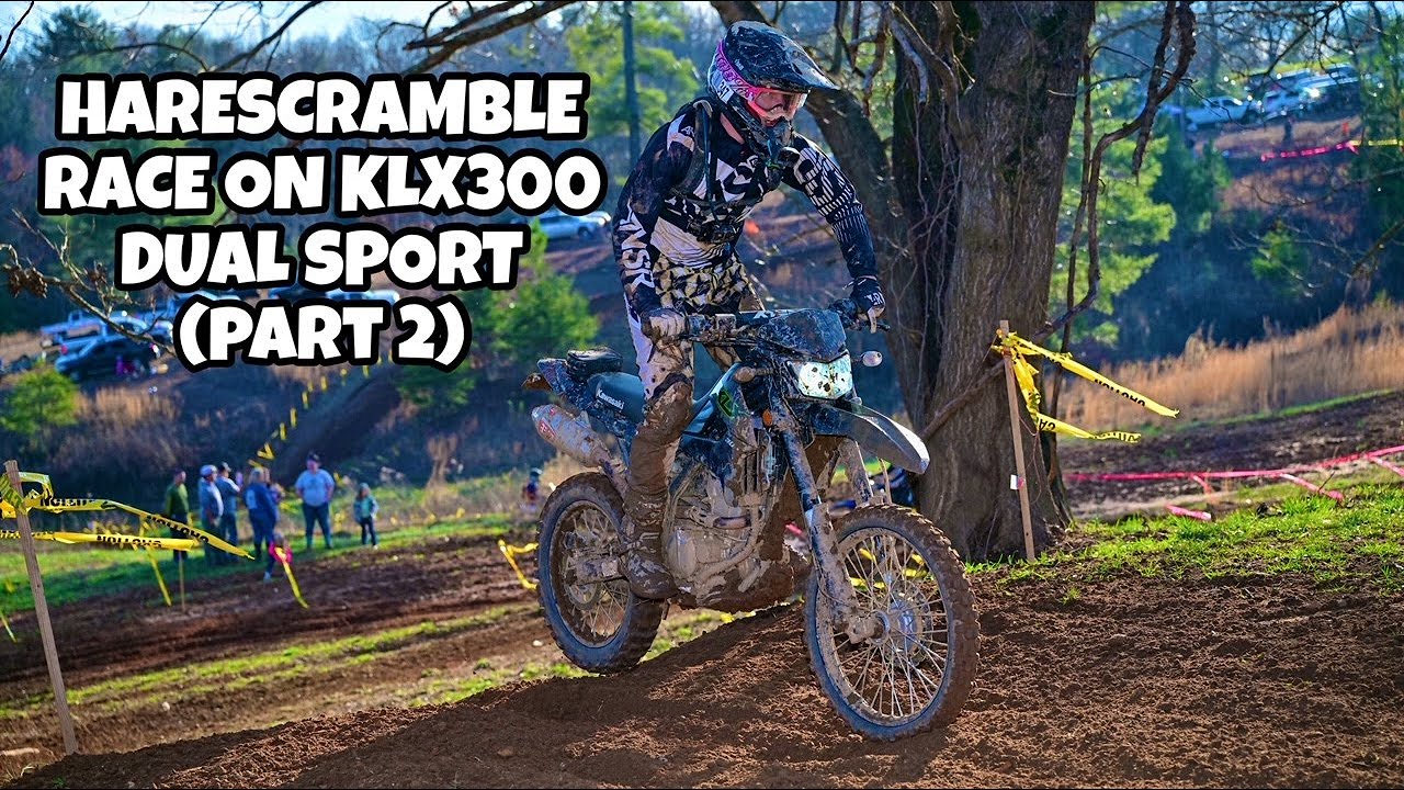Racing My KLX300 Dual Sport in a Harescramble! (Part 2)