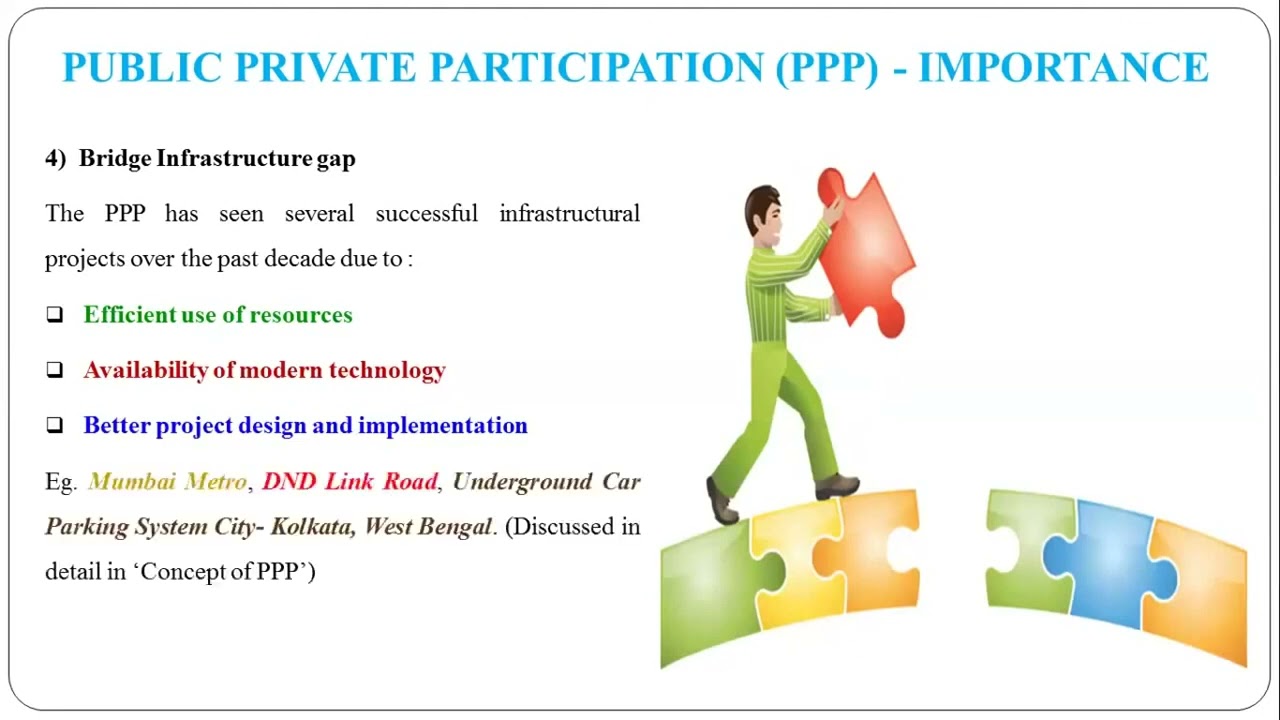 36 - Concept, Models, Importance and Problems of Public Private Participation (PPP)