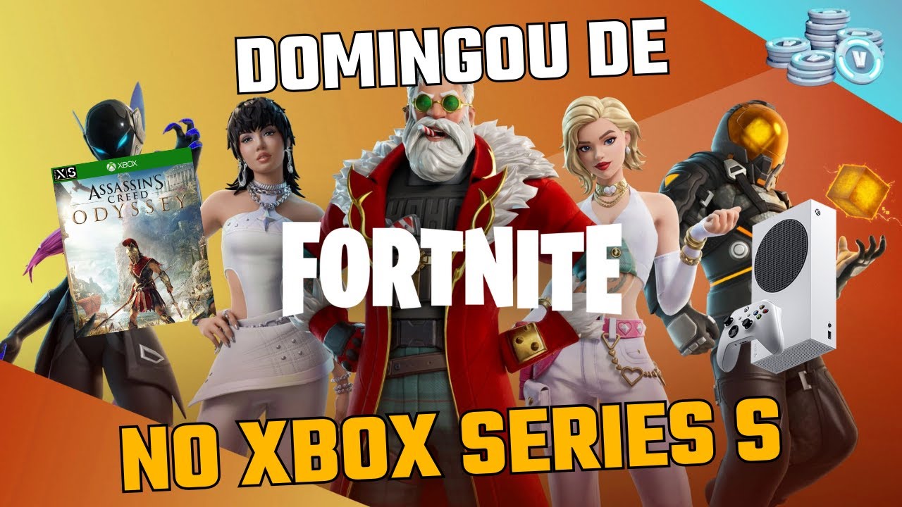 🔥 DOMINGÃO DE AVENTURA & BATTLE ROYALE! AC ODYSSEY + FORTNITE AO VIVO | XBOX SERIES S 🎮💥