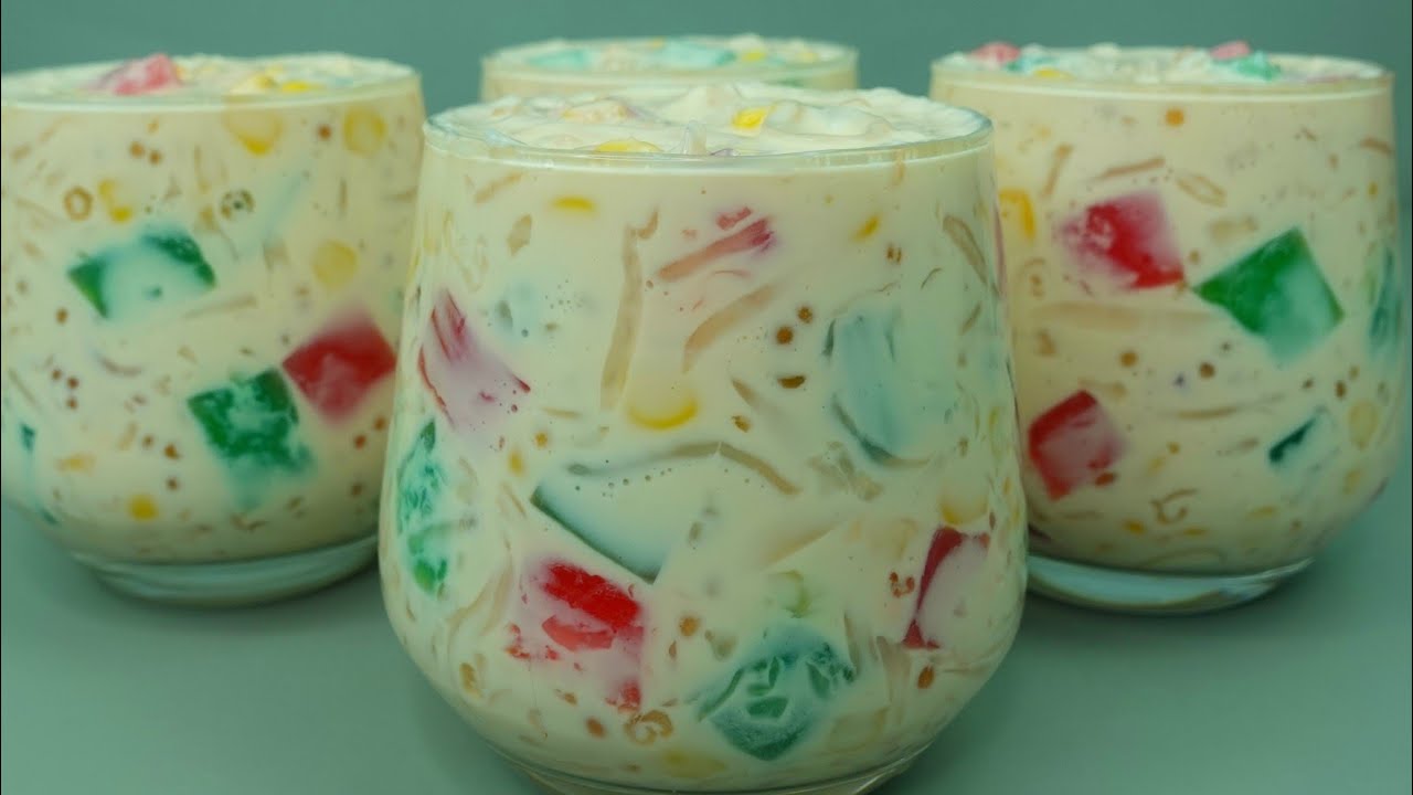 Perfect Dessert for Christmas, colorful and delicious! Easy to make with few Ingredients