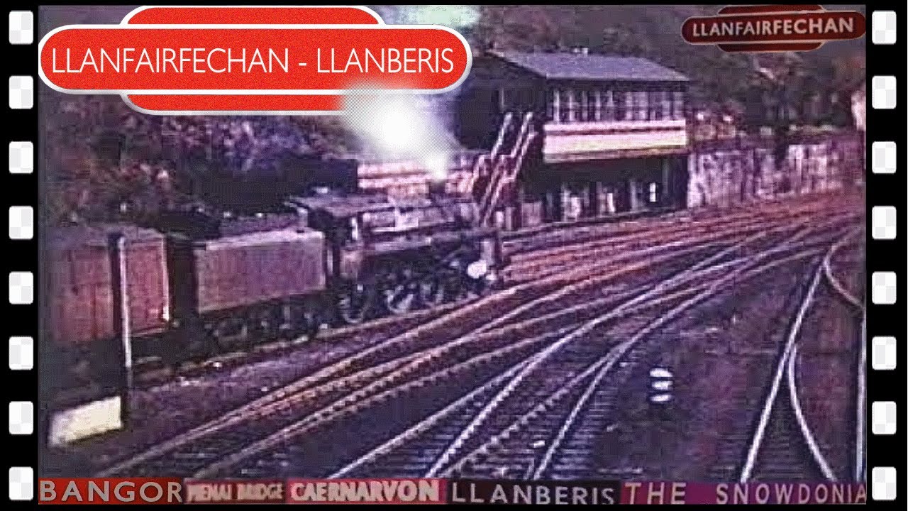 Поездка на паровозе от Лланфэрфечана до LLANBERIS LINE, 1961 год.