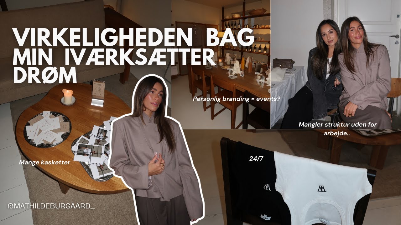 EN REALISTISK UGE SOM UNG IVÆRKSÆTTER: cphfw, afholder 2 events, shoot mm.