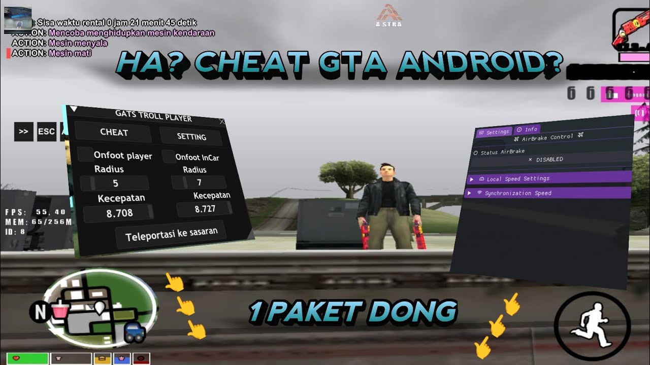 Ha ?😱 CHEAT🔥 GTA SAMP ANDROID 1 PAKET !!! 🤤🔥
