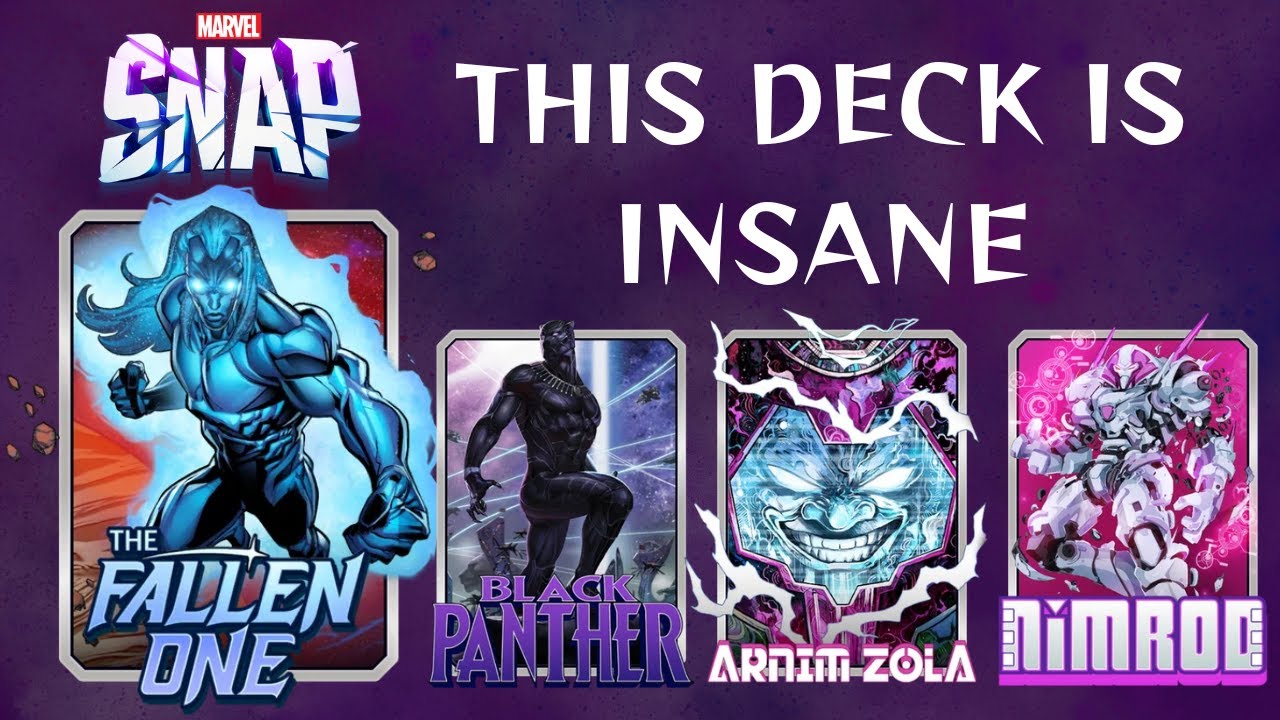 The Fallen One & Panther Zola Deck | Marvel Snap Gameplay August 2025
