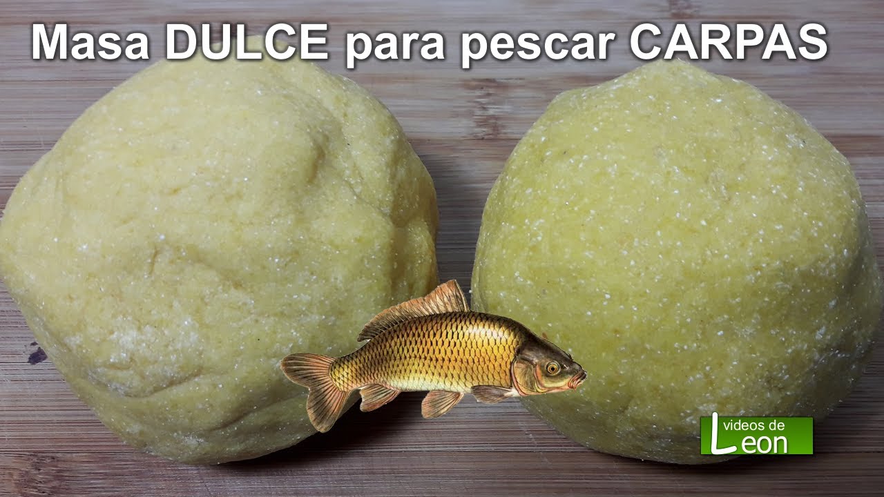 Masa DULCE para pescar CARPAS y BOGAS 🐟 masa de Leon