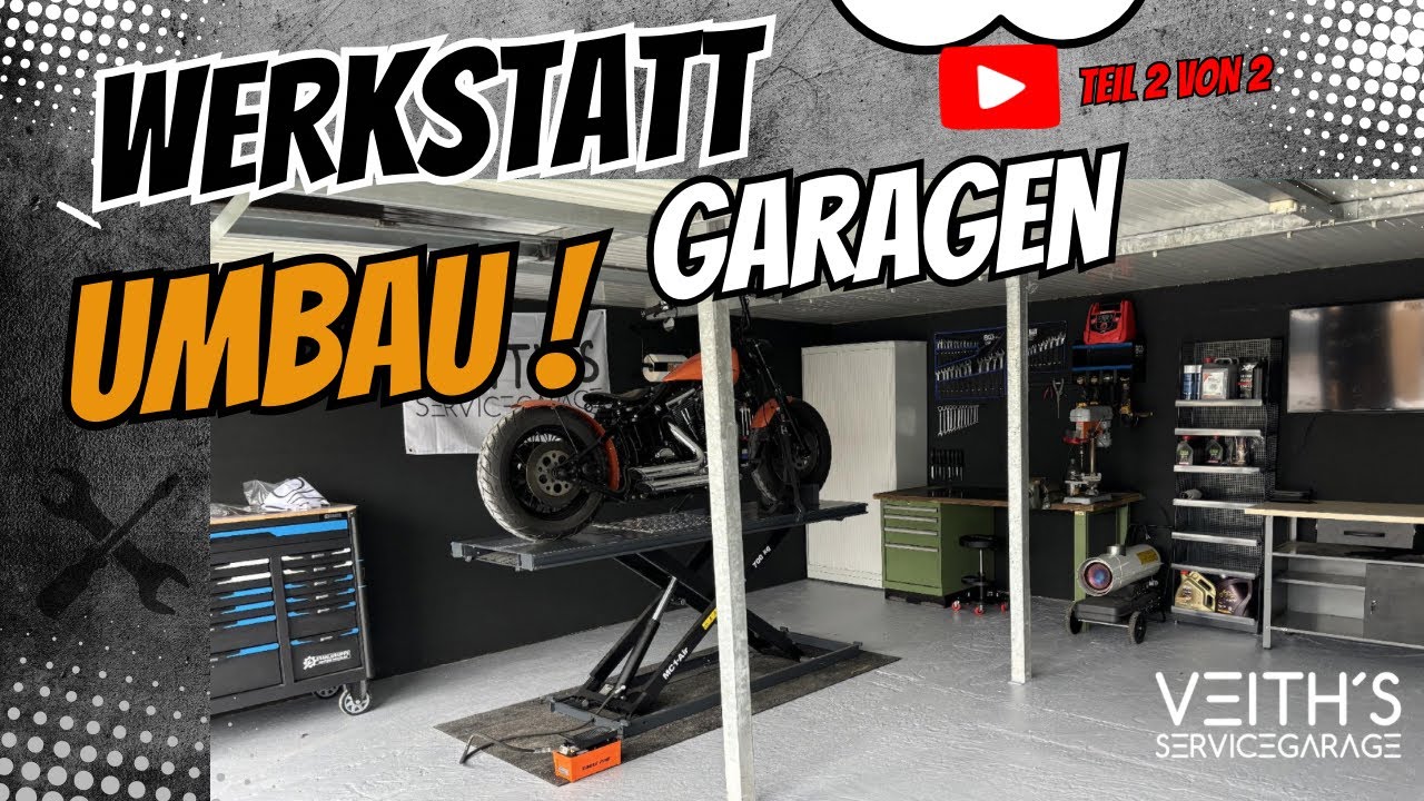 WERKSTATT GARAGEN UMBAU / EINRICHTEN TEIL2 Finale !