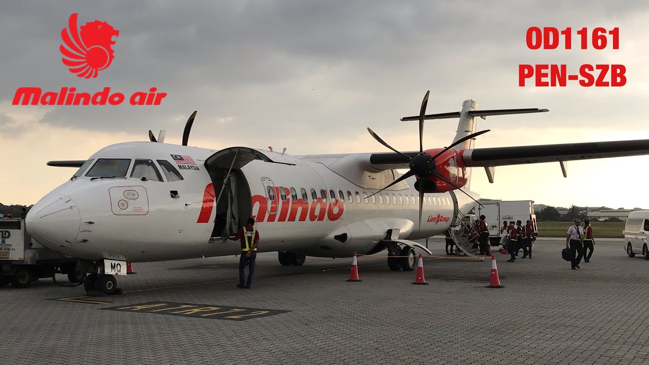 Flying with Malindo ATR72-600 | PENANG - SUBANG OD1161 | + KTM Skypark Link