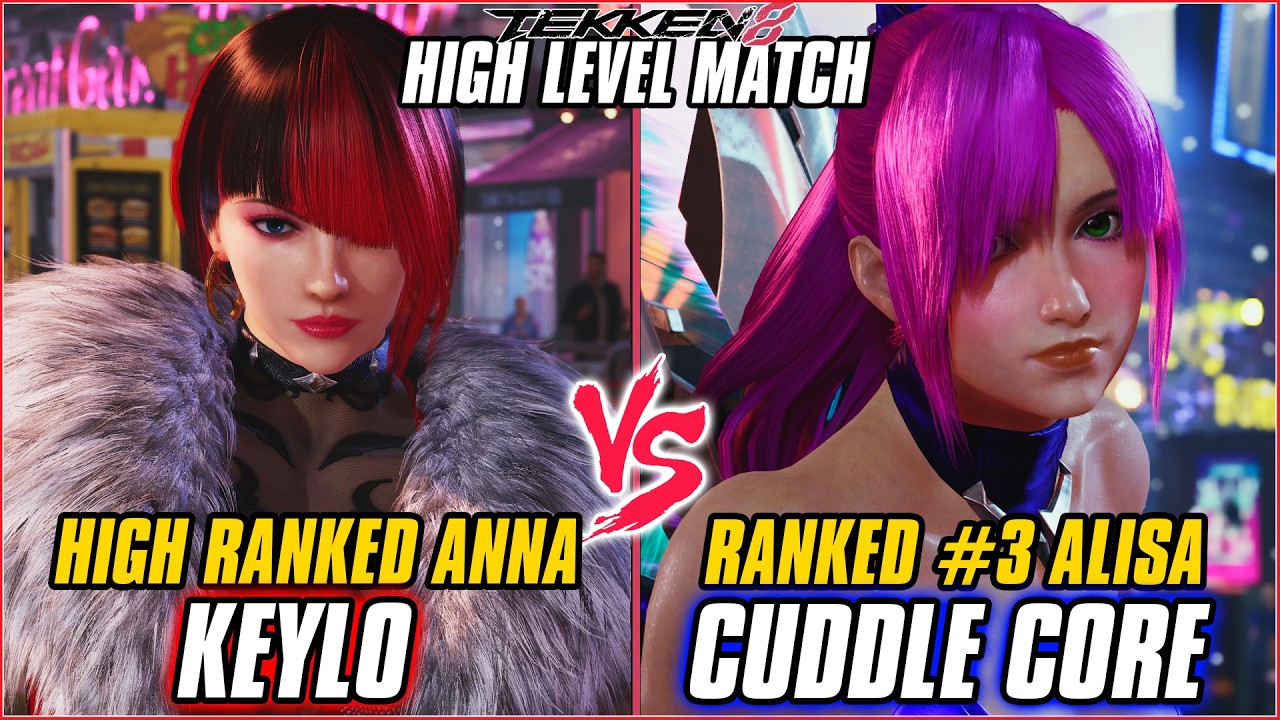 TEKKEN 8 ▰ KEYLO (Anna) vs CUDDLE CORE (#3 Ranked Alisa) ▰ T8 HIGH LEVEL GAMEPLAY