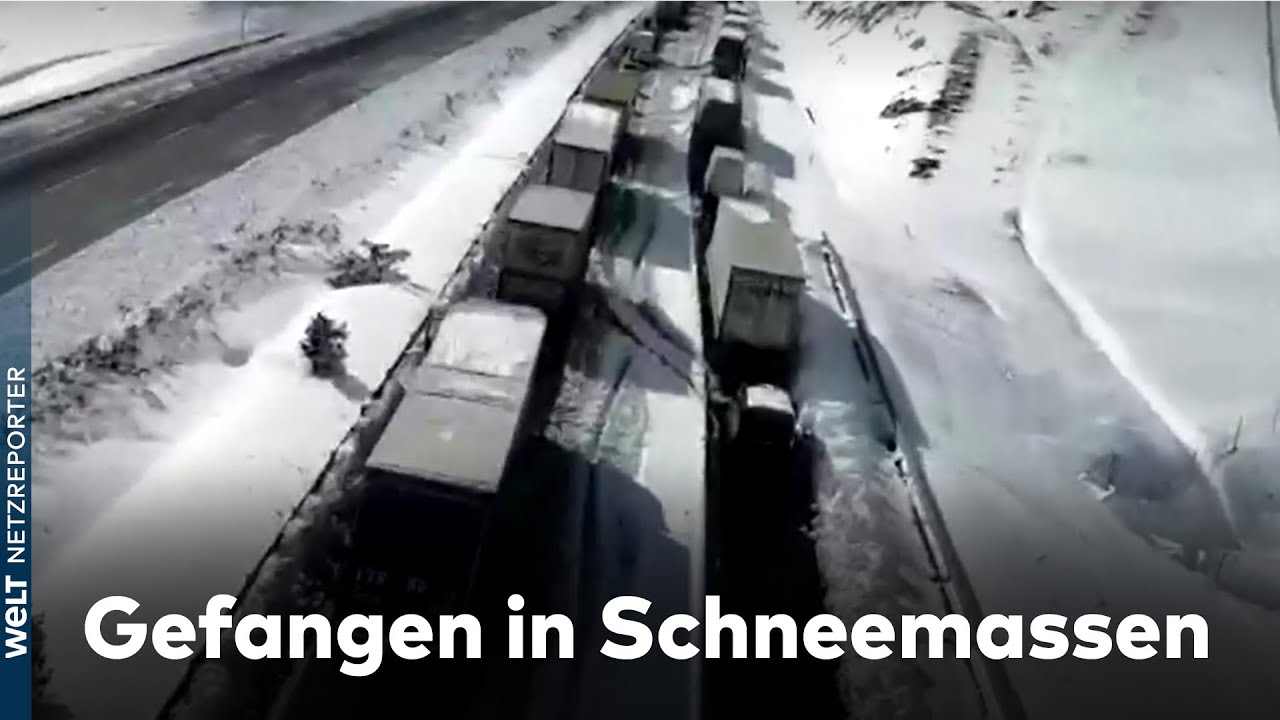 SCHNEE-CHAOS: Heftiger Wintereinbruch in der T&uuml;rkei