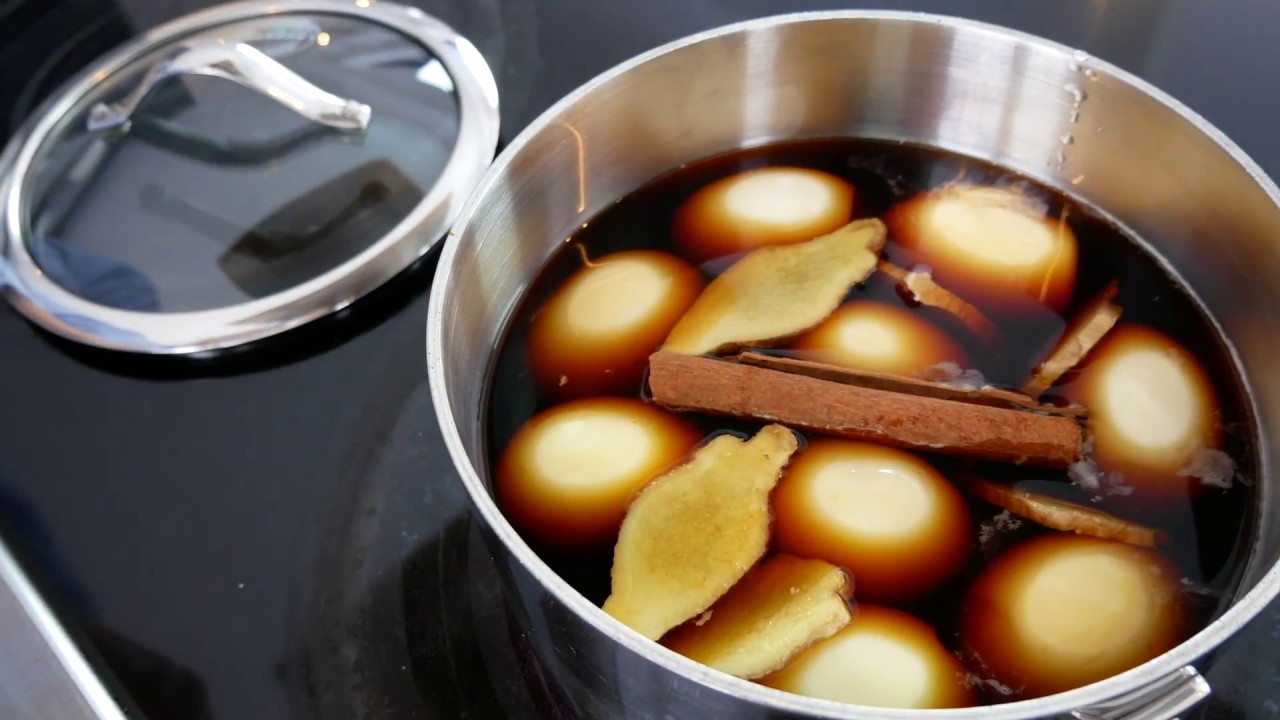 Oeufs à la sauce soja