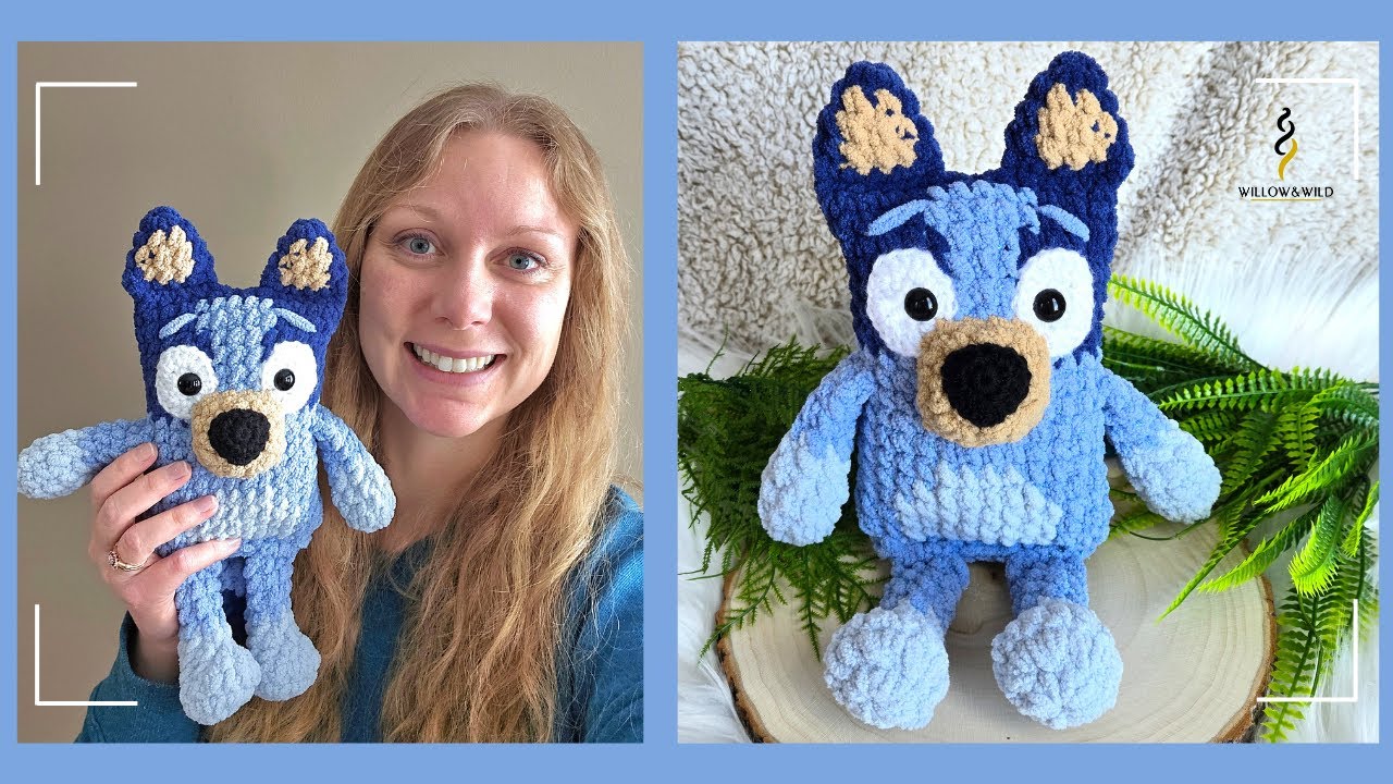 Free BLUEY Crochet Pattern Tutorial