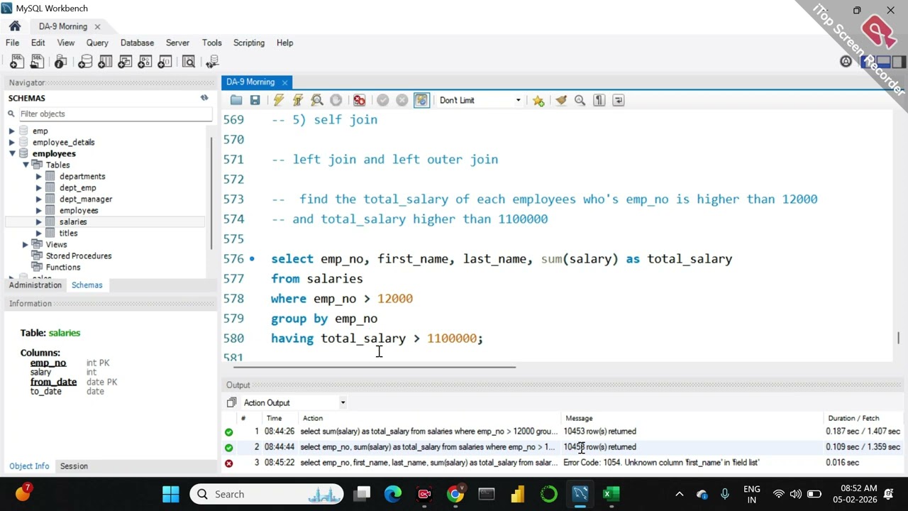 SQL lecture - 11 | SQL Joins Part - 1 | NMD PVT LTD