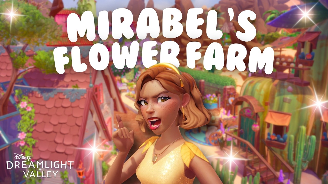 MIRABEL'S FLOWER FARM IN THE DUNES! | DREAMLIGHT VALLEY
