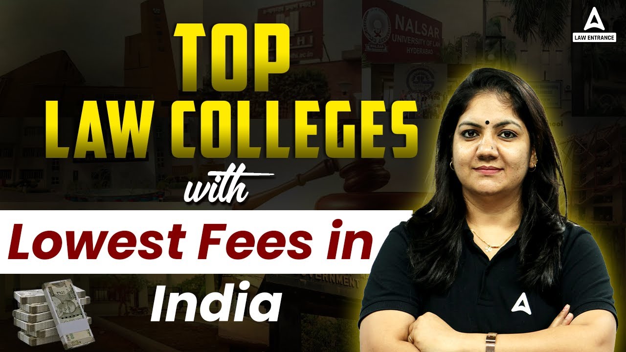 Top Law Colleges With Lowest Fees in India | By Nikkita Mam