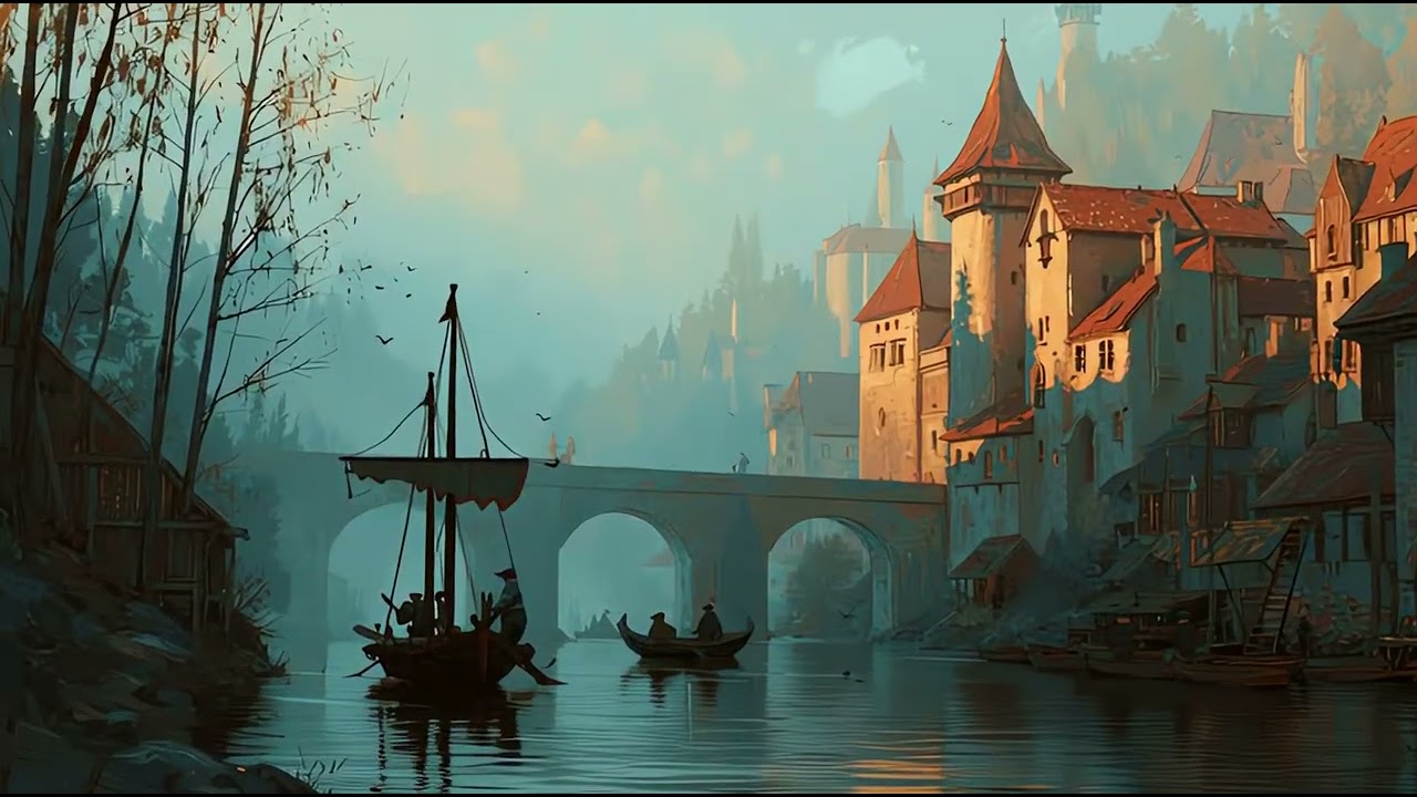 Relaxing Medieval Music 🌿 Peaceful Lute & Flute for Study, Sleep & Fantasy RPG