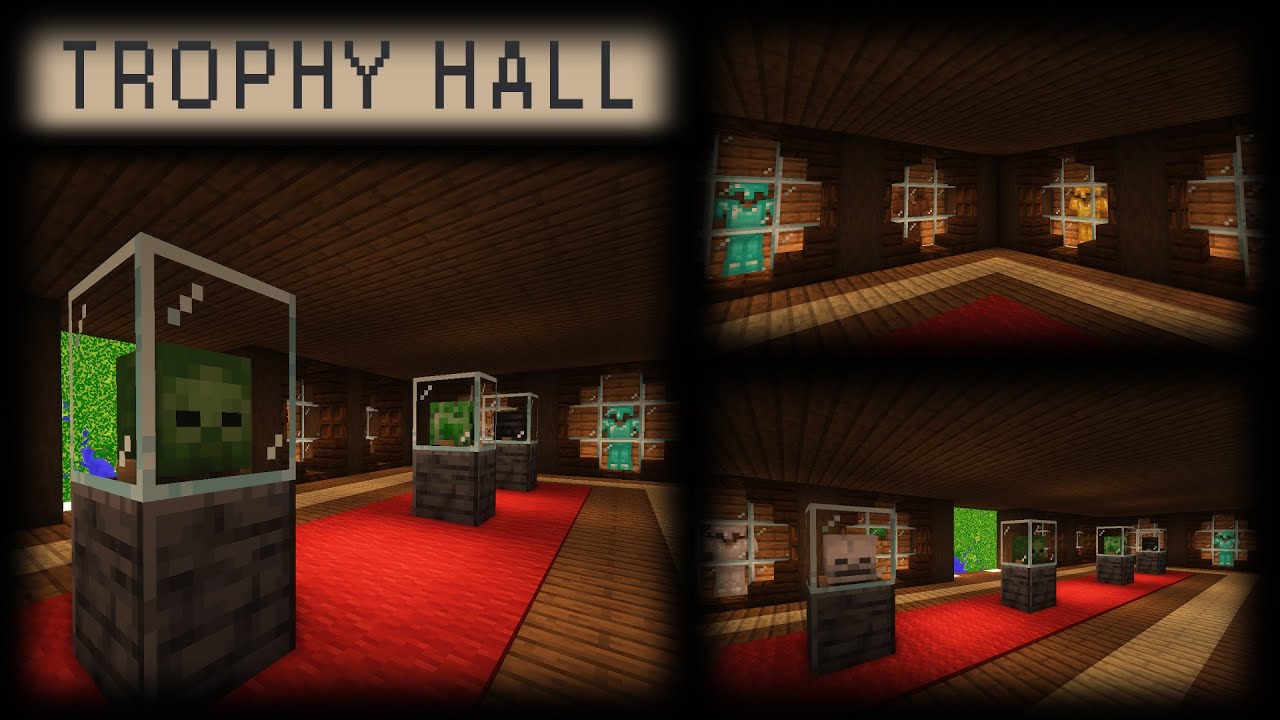 Minecraft Trophy Hall Build Idea: Showcase Your Achievements!