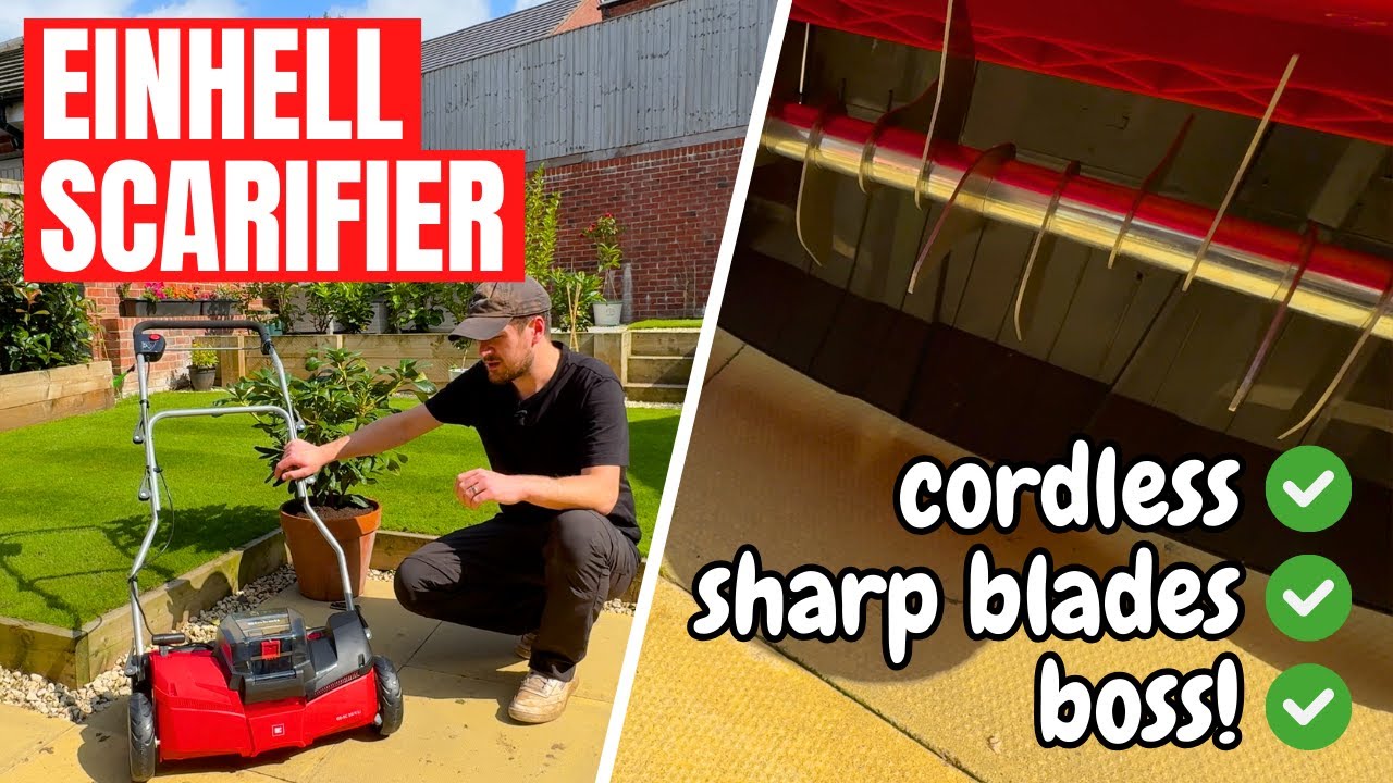 Unboxing the Einhell Cordless Scarifier - Is this the best budget SCARIFIER?