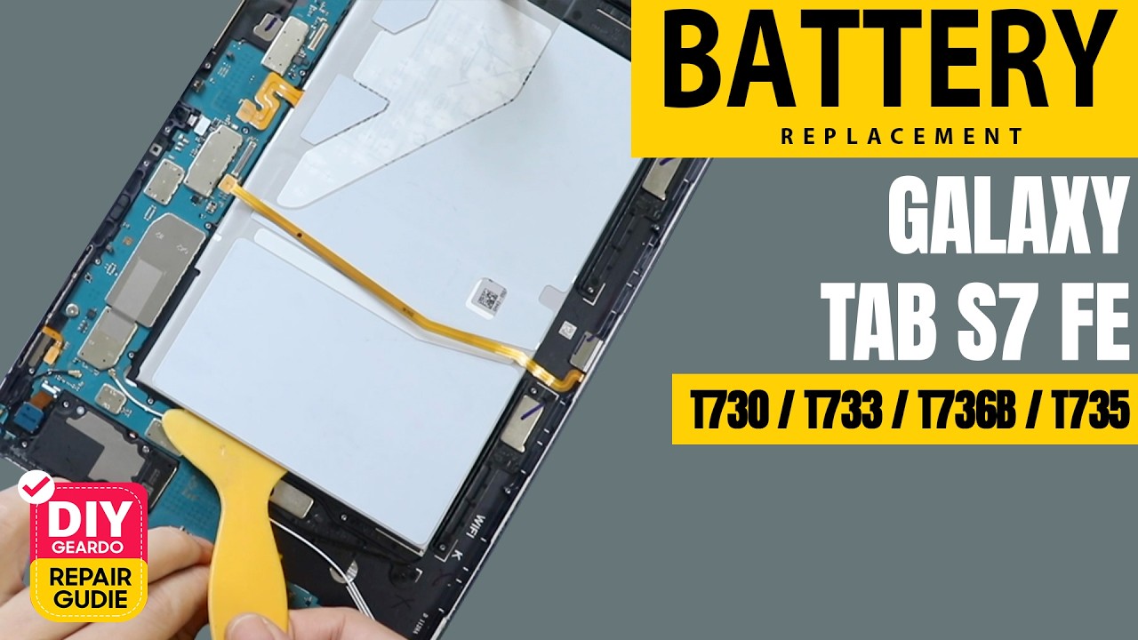 Samsung Galaxy Tab S7 FE Battery Replacement | SM:T730 T733 T736B T735